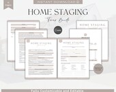 Home Staging Contract Template, Editable Forms (Canva)