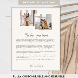Home Love Letter Template,We Love Your Home Offer Letter to House Seller,Buying Home Realtor Note,Family Home Letter,Letter to Seller,CANVA image 1