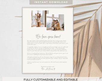 Home Love Letter Template,We Love Your Home Offer Letter to House Seller,Buying Home Realtor Note,Family Home Letter,Letter to Seller,CANVA