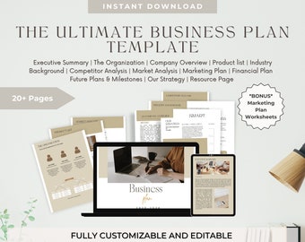 Business plan,Business template,Business planner,small business,canva template,marketing plan,template,marketing,Business planning,Business