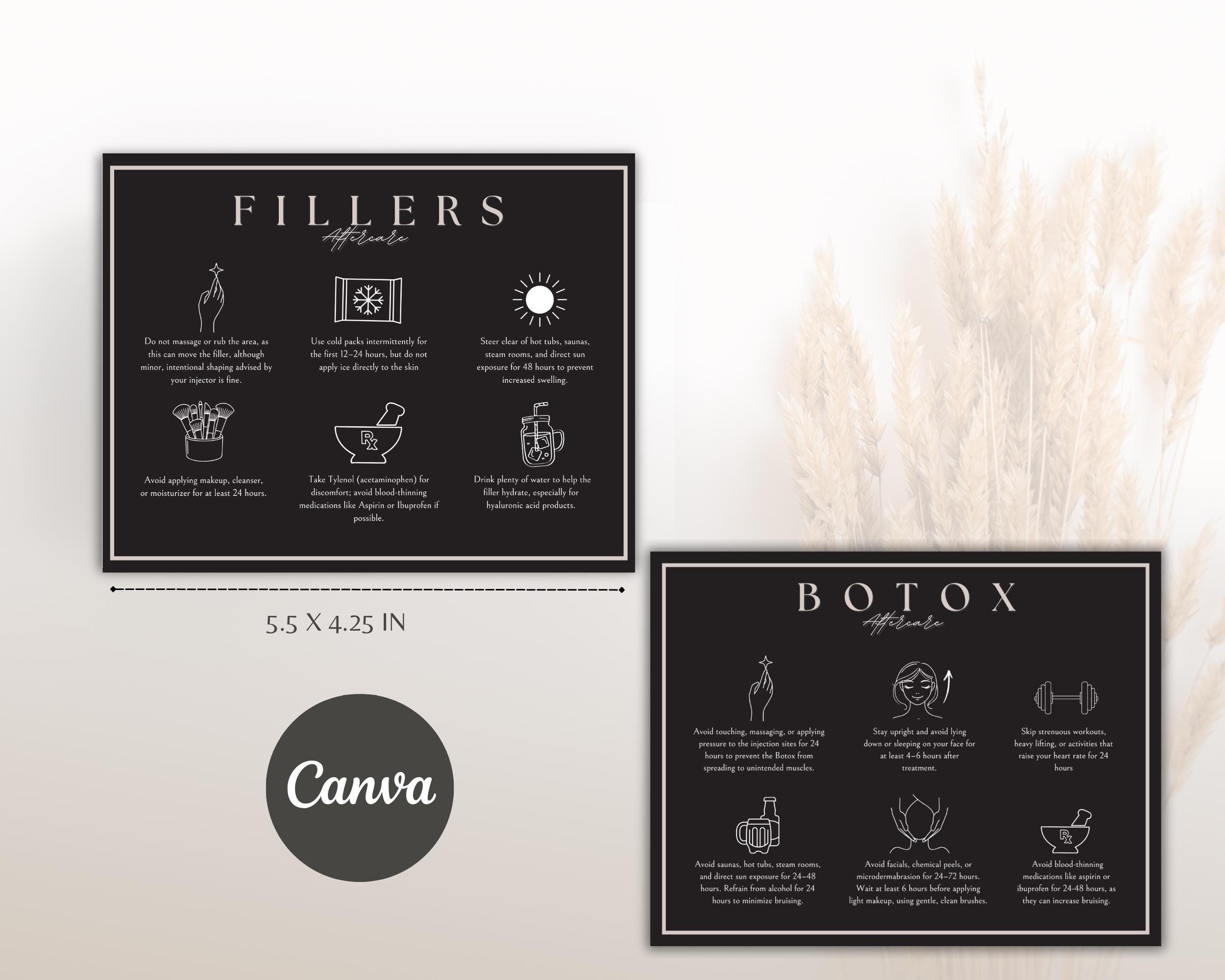 Botox and Filler Forms Template Bundle,nurse Injector Medspa Client ...