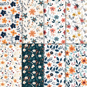 Murmures floraux - 10 modèles sans couture minimalistes sur le thème de Boho