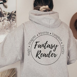 Fantasy Reader Sweatshirt, Gift for Book Lover, Merch ACOTAR and Fourth Wing Readers Will Love, Elements of Fantasy Hoodie