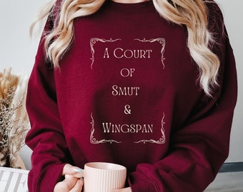 Fantasy Reader Sweatshirt for Book Lover Bookish Crewneck, ACOTAR Merch, Gift for Reader, ACOTAR Hoodie, Fantasy Romance Reader Gift