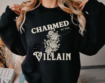 Custom Villain Dark Romance Sweatshirt, Morally Grey Romantasy Book Lover Shirt, Enemies to Lovers Bookish Merch Personalized