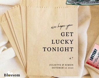 Lotto Hochzeitsbevorzugungen Taschen Get Lucky Tonight Lotterie Taschen Hochzeit Gunst Lotto Schein Hochzeit Scratch Off Party Scratcher