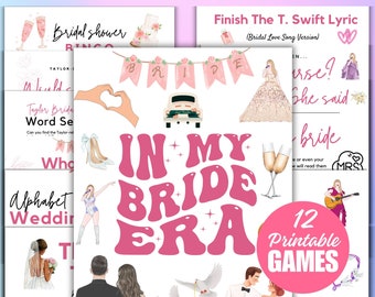 Braut Ära Taylor Themed Brautdusche Spiele