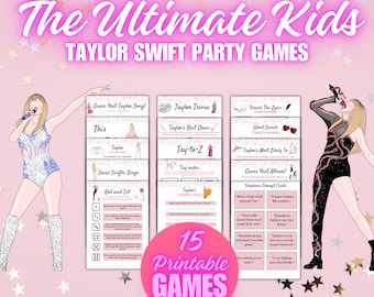 KIDS Taylor Themed Party Games