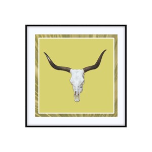 Texas Longhorn Skull | Western Photo Art Print | Custom Size