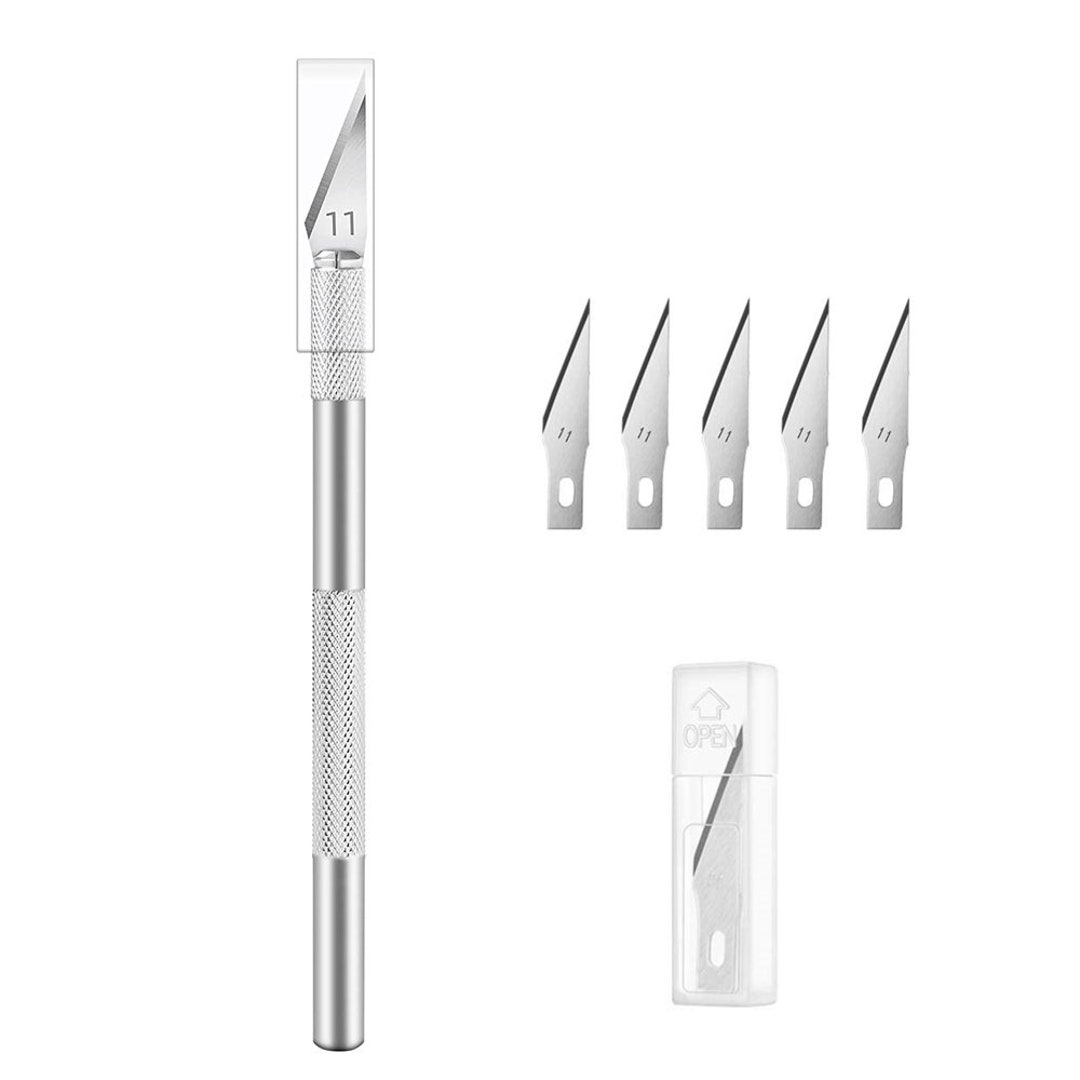 Scalpel, Nonslip Metal Scalpel, Craft Knife, Hobby Knife, Tool Kit