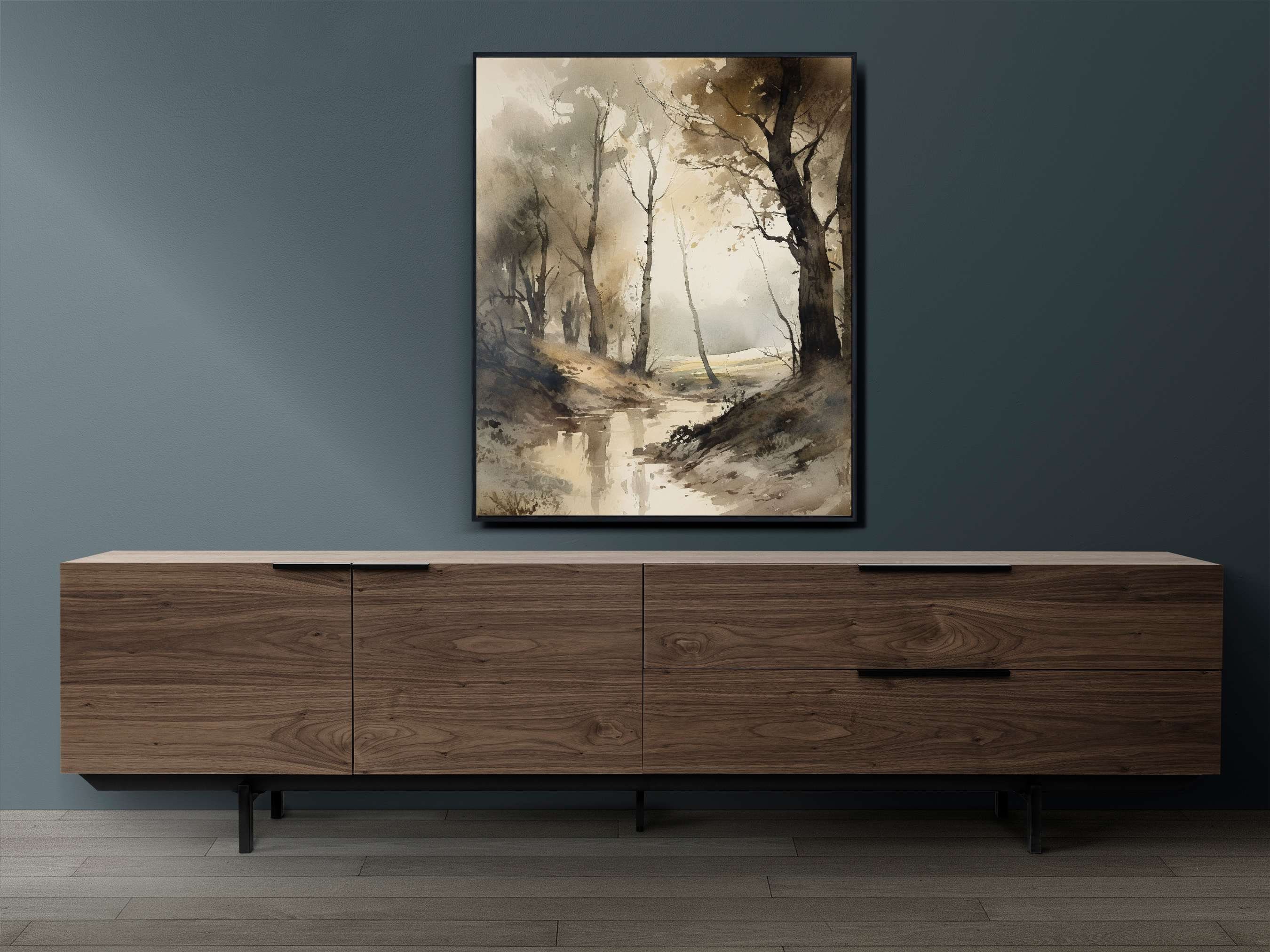 Rustic Posterboard Vintage Rustic Textile Pattern Wall Art Poster Burnt Orange Autumn ...