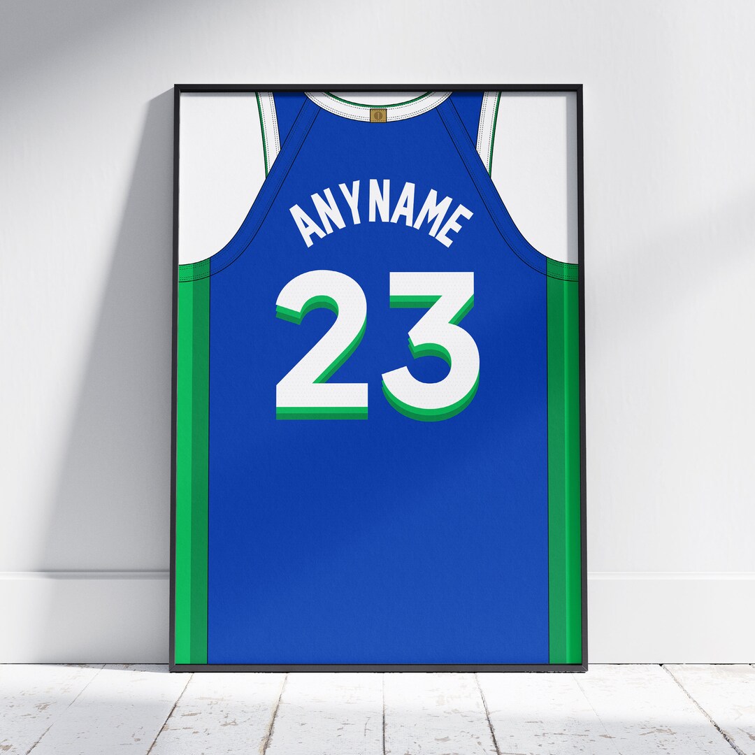 Custom Basketball Jersey Poster dal 2223 City Edition Etsy
