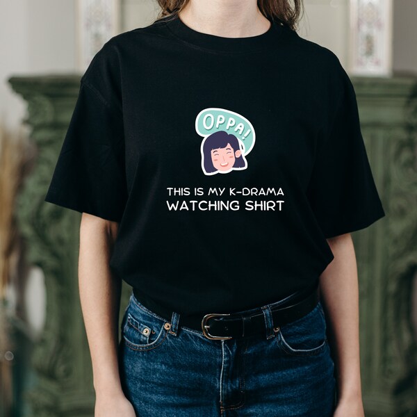 C'est ma chemise k-drama qui regarde T-shirt Kdrama merchandising dramatique coréen cadeau pour amateur de cinéma coréen merch Kpop tshirt Kpop vêtements kawaii t-shirt Oppa