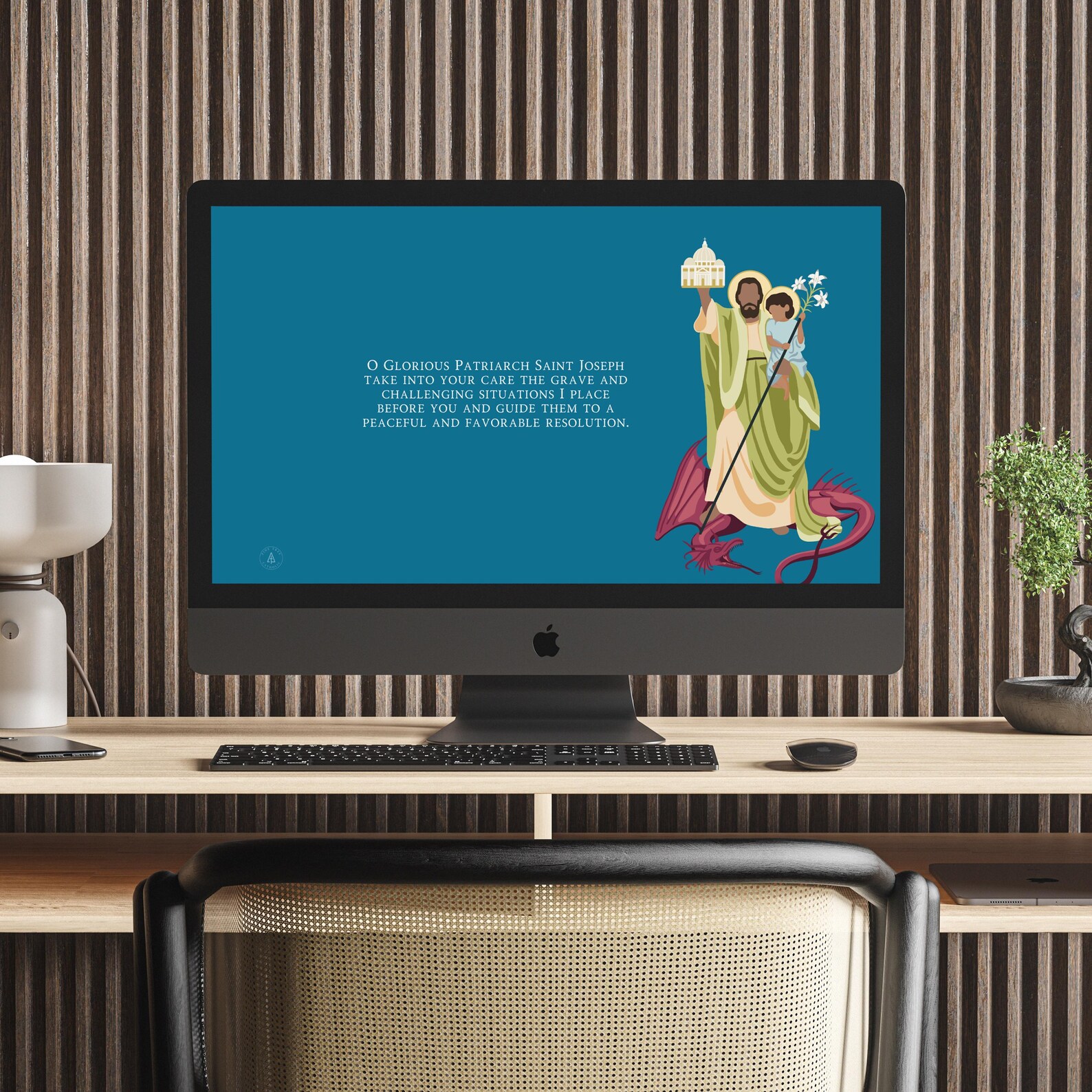St. Joseph Desktop Wallpaper | Catholic Digital Download | Multiple ...