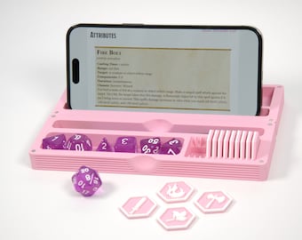 CritKit™ Scout – Dice, Class Tokens, Pen Storage and Phone Stand