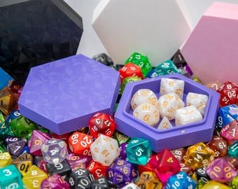 RollVault™ Level 0 Dice Case • Mystery Dice & Sticker, RPG Gift