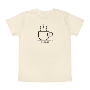 CAFÉ S&#39;IL VOUS PLAÎT T-shirt emblématique unisexe