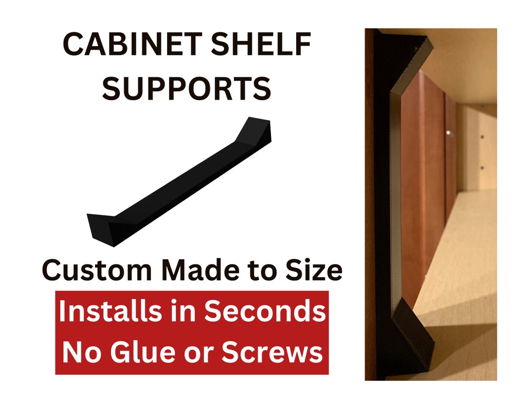 Shelf Support Fix Sagging Shelves Hidden Custom Support to Fit