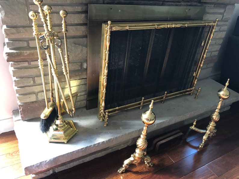 STUNNING GOLD 8 Piece Hollywood Regency Incredible Design Golden Heavy