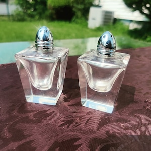 Handcut Crystal Salt & Pepper Shakers