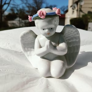 Vintage betende Engel-Figur