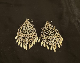 Dangling Gold Earrings