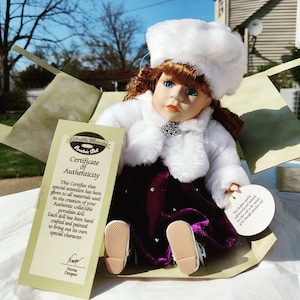 Muñeca de porcelana coleccionable Memories Vintage