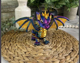 Western Drache - 3D Gedruckt - Gelenk Neuheit Artikel Spielzeug Fidget Einzigartiges Geschenk Stress Spielzeug