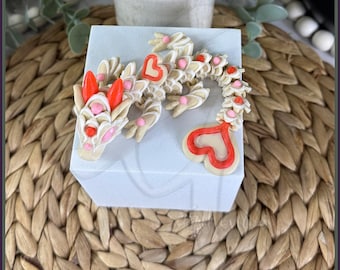 Dragón de corazón de galleta - Impreso en 3D - Diseño de Cinderwing - Juguete articulado novedoso - Regalo único - Juguete antiestrés - Amor - Día de San Valentín