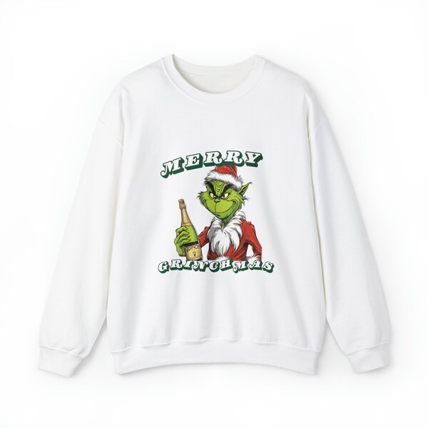 Merry Grinchmas Sweatshirt, How The Grinch Stole Christmas Sweatshirt, Christmas Sweatshirt, Fun Christmas Sweatshirt, Holiday Sweatshirt