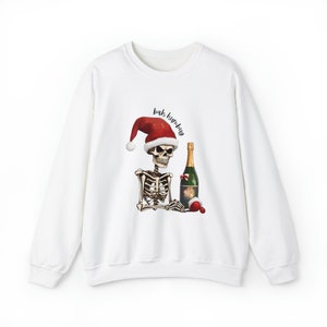 Bah Humbug Sweatshirt, Bah Humbug Christmas Sweatshirt, Skeleton Christmas Sweatshirt, Fun Christmas Sweatshirt, Holiday Sweatshirt
