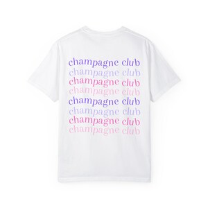 Comfort Colors® Champagne Club Shirt, Brunch Shirt, Champagne Lover Shirt, Champagne Bottle Shirt, Champagne Breakfast Shirt