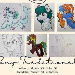 MLP Art - My Little Pony Traditional Art Commissions