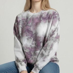 Rose All Day Tie Dye Sweatshirt or Hoodie: Watercolor Custom Order