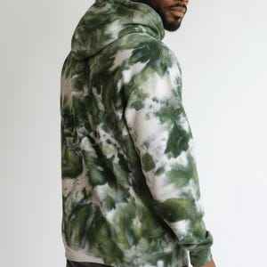 Jungle Rain Ice Dye Unisex Sweatshirt, Tie Dye Hoodie,