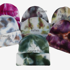 Tie Dye Beanie - Etsy