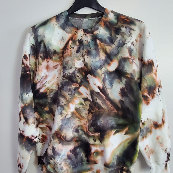 Camo Watercolor Custom Order Tie Dye T-shirts, Long Sleeve Sweatshirt or Hoodie, Ice Tie Dye Hoodie, Tie Dye Sweatshirt, Unisex Tie Dye