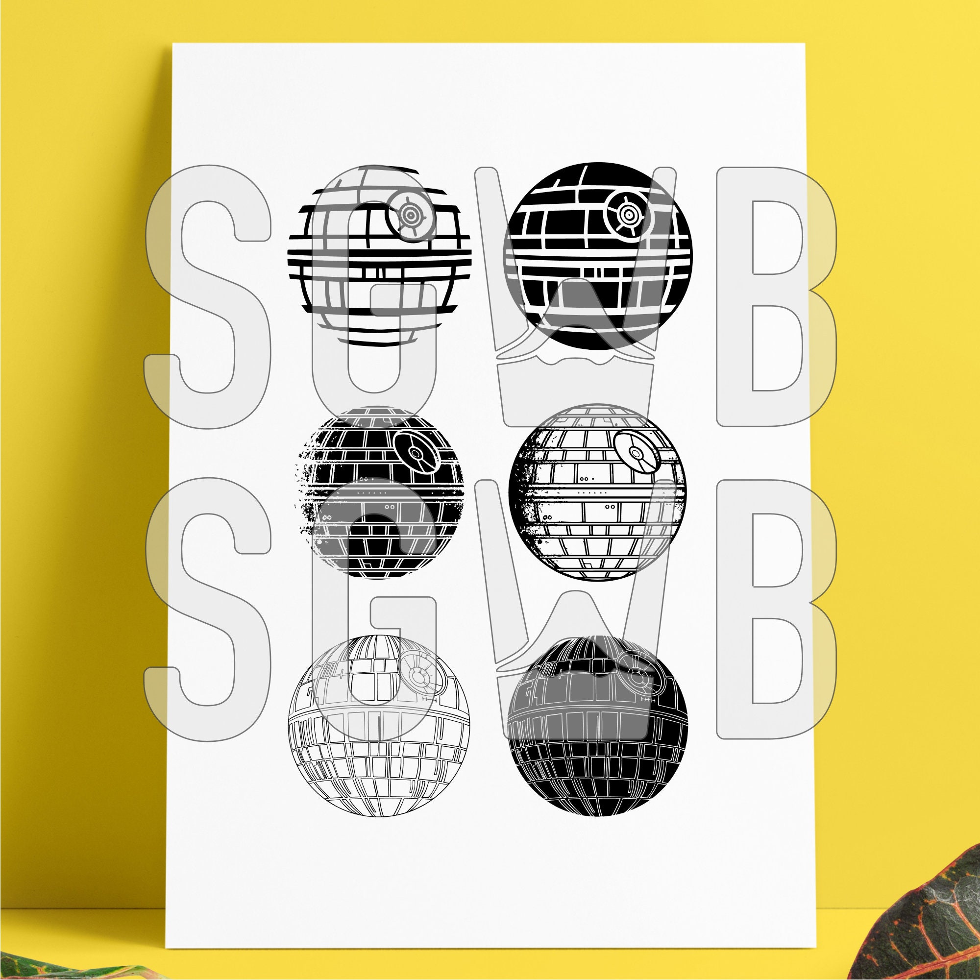 Death Star SVG, Death Star Circut, Death Star Png, Death Star Stencil