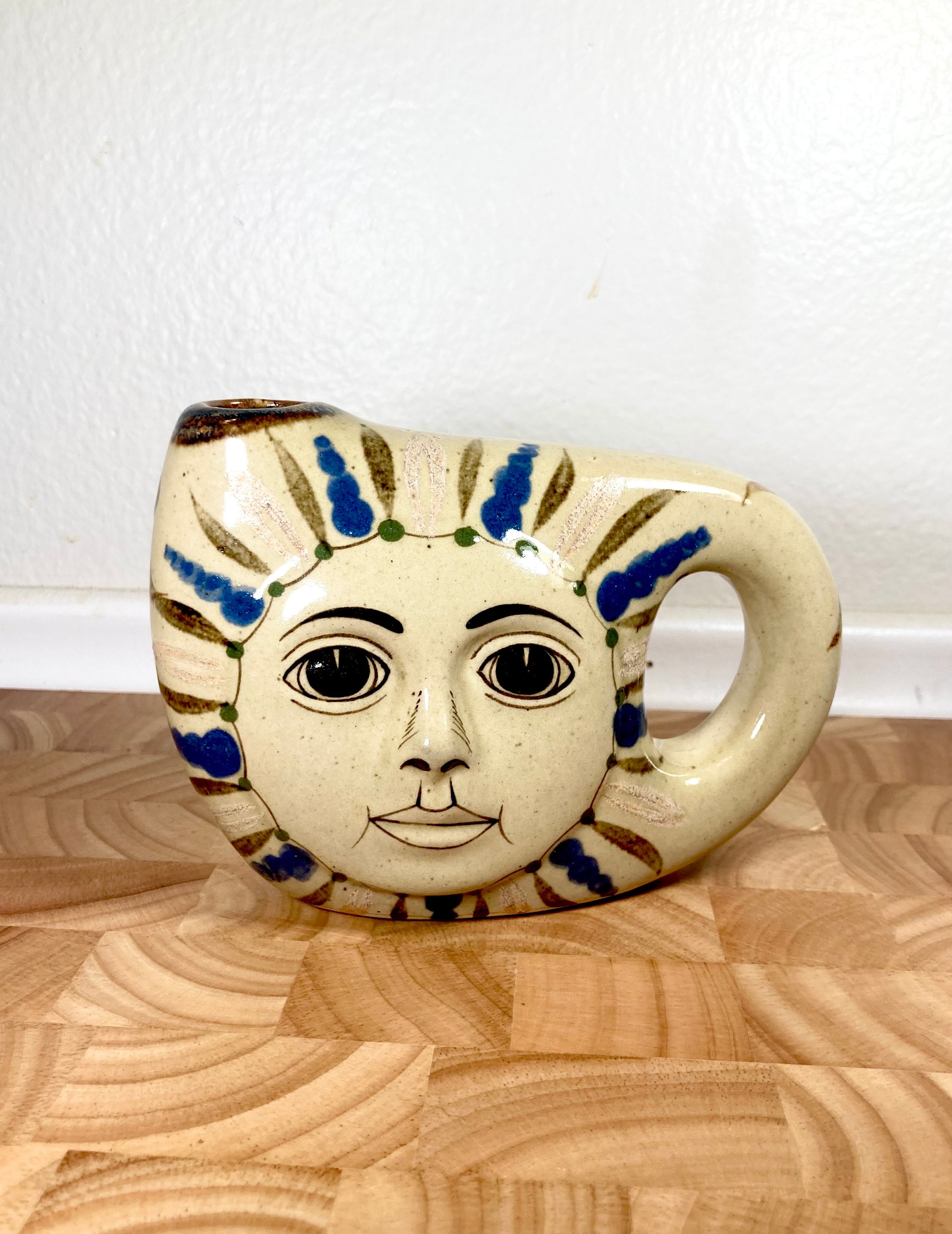 Carlos Villanueva ポット　陶器　ヴィンテージ　フォークアート Carlos Villanueva ポット 陶器 ヴィンテージ フォークアート