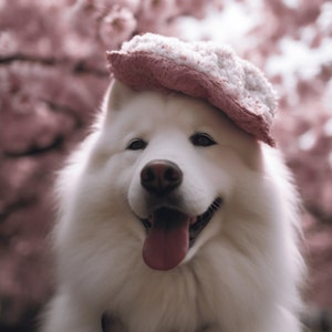 Stunning AI Images Samoyed Dog Digital Art