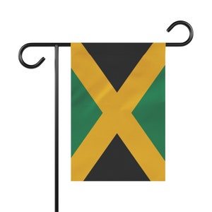 Jamacian Garden & House Banner. Jamacian Flags. Jamacian Heritage Flag. Jamaican Gifts.