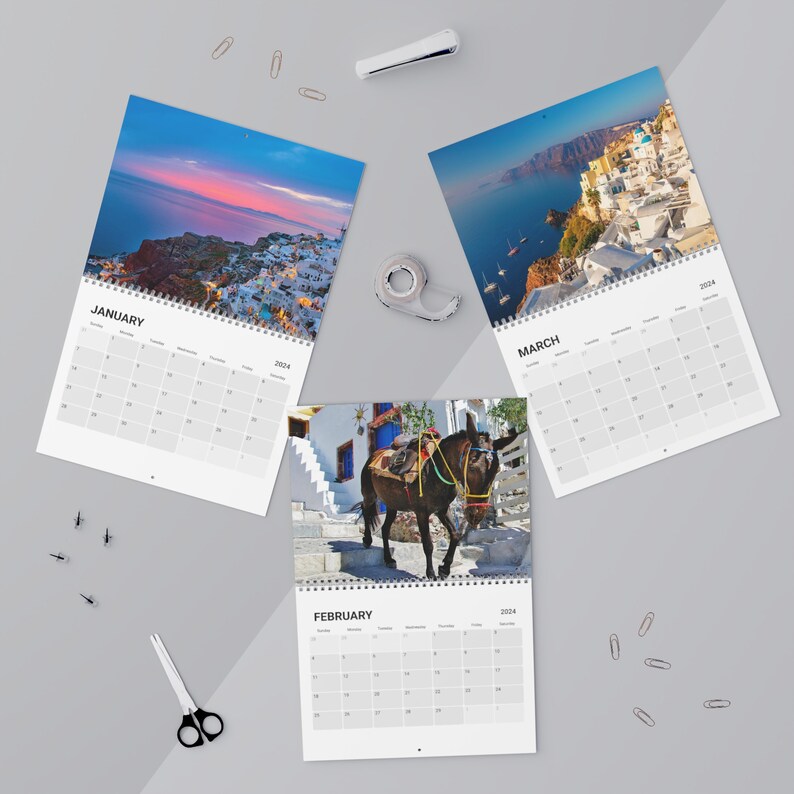 2024 Santorini Calendar. 2024 Santorini Greece Calendar. Vacation
