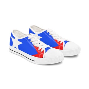 Women&#39;s Puerto Rico sneakers. Puerto Rican Flag Sneakers. Puerto Rican Flag Trainers. Puerto Rican Runners. Ladies PR Shoes. PR Sneakers.