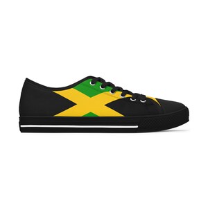 Jamaican Flag Running Sneakers - Reggae Print Sports Shoes For Men & Women