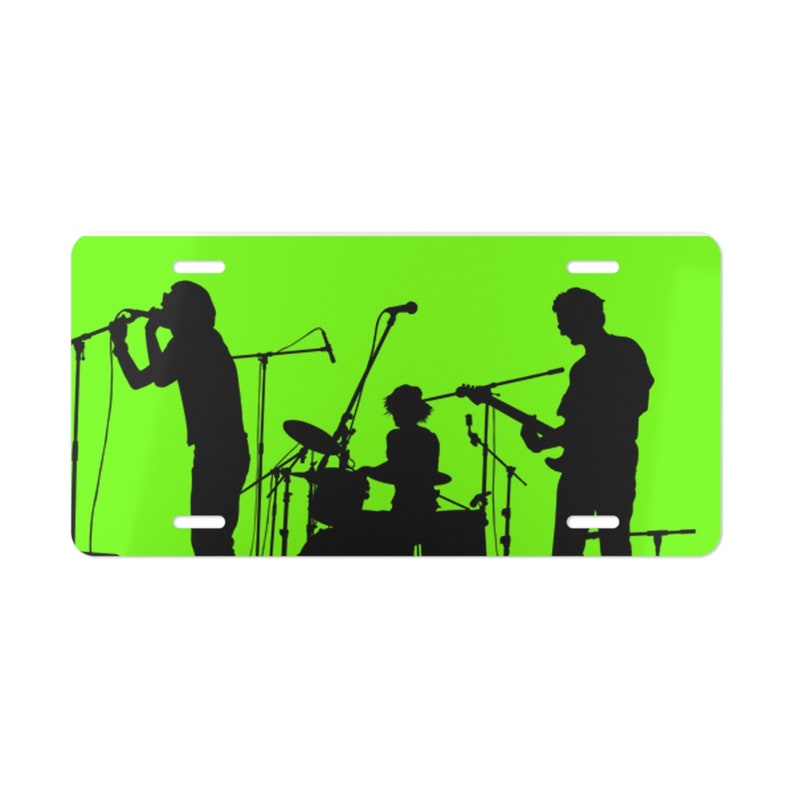 Vanity Plate Musical Group. Band Car Plate. Band Gift. Band Vanity
