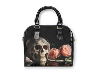 Skull Purse. Gothic Style Purse. Goth Bag. Skull Lover Purse. Mom Gift Idea. Day Bag. Day Of The Dead Purse. Dia De Los Muertos. Mom Purse.