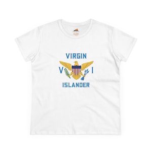 USVI Cultural Heritage Tee, Virgin Islander T-shirt for Women, Family Reunion Shirt, Carnival Celebrations Gift, Virgin Islands Pride Shirt,