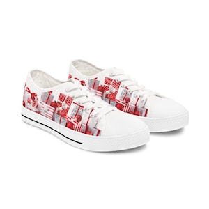 Women&#39;s Christmas Gift Sneakers. Christmas Party Trainers. Christmas Sneakers. Christmas Shoes. Christmas Runners. Holiday Party Sneakers.