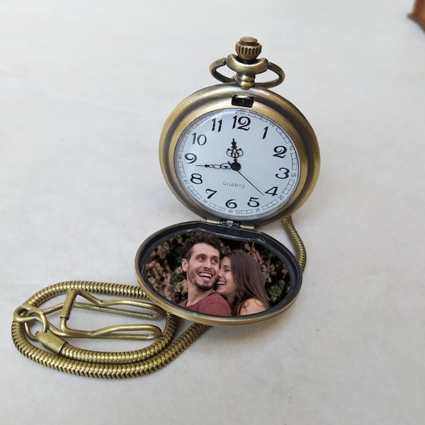 Custom Pocket Watch Etsy