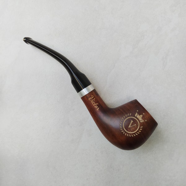 Engraved Pipe Etsy